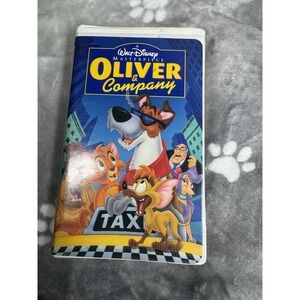 Walt Disney's Oliver and Company (VHS, 1996) Animated Film Clamshell